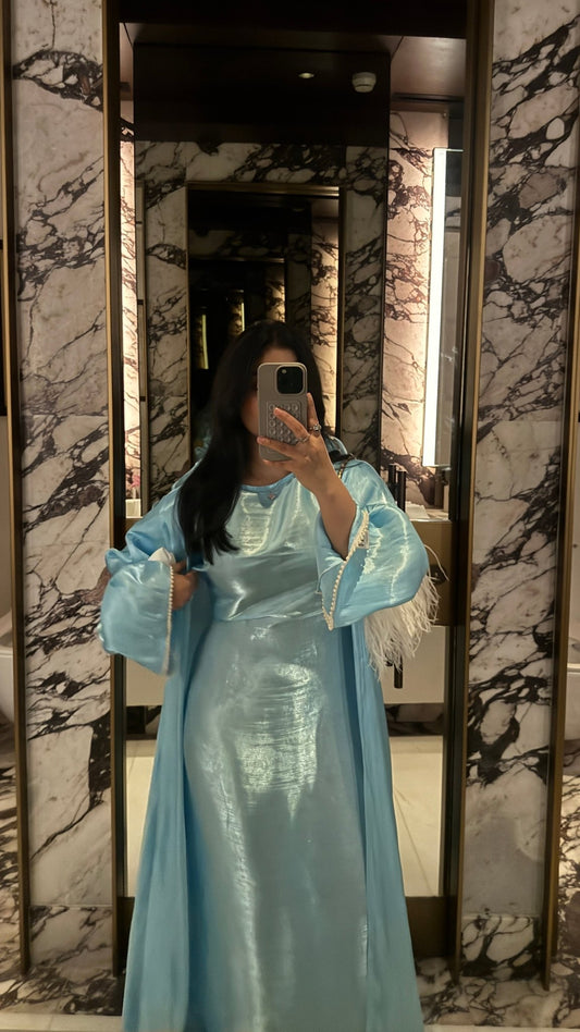 Celene Abaya 3 Piece Set - LibraDubai